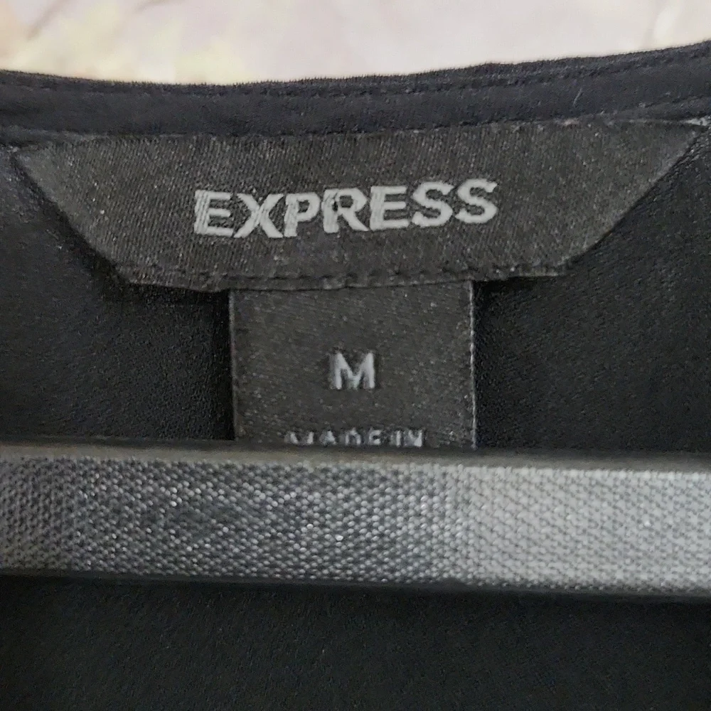 Sexy Y2K 100%Silk Black Waist Defined Size Medium Sexy Flirty Feminine Whimsical - Picture 11 of 12